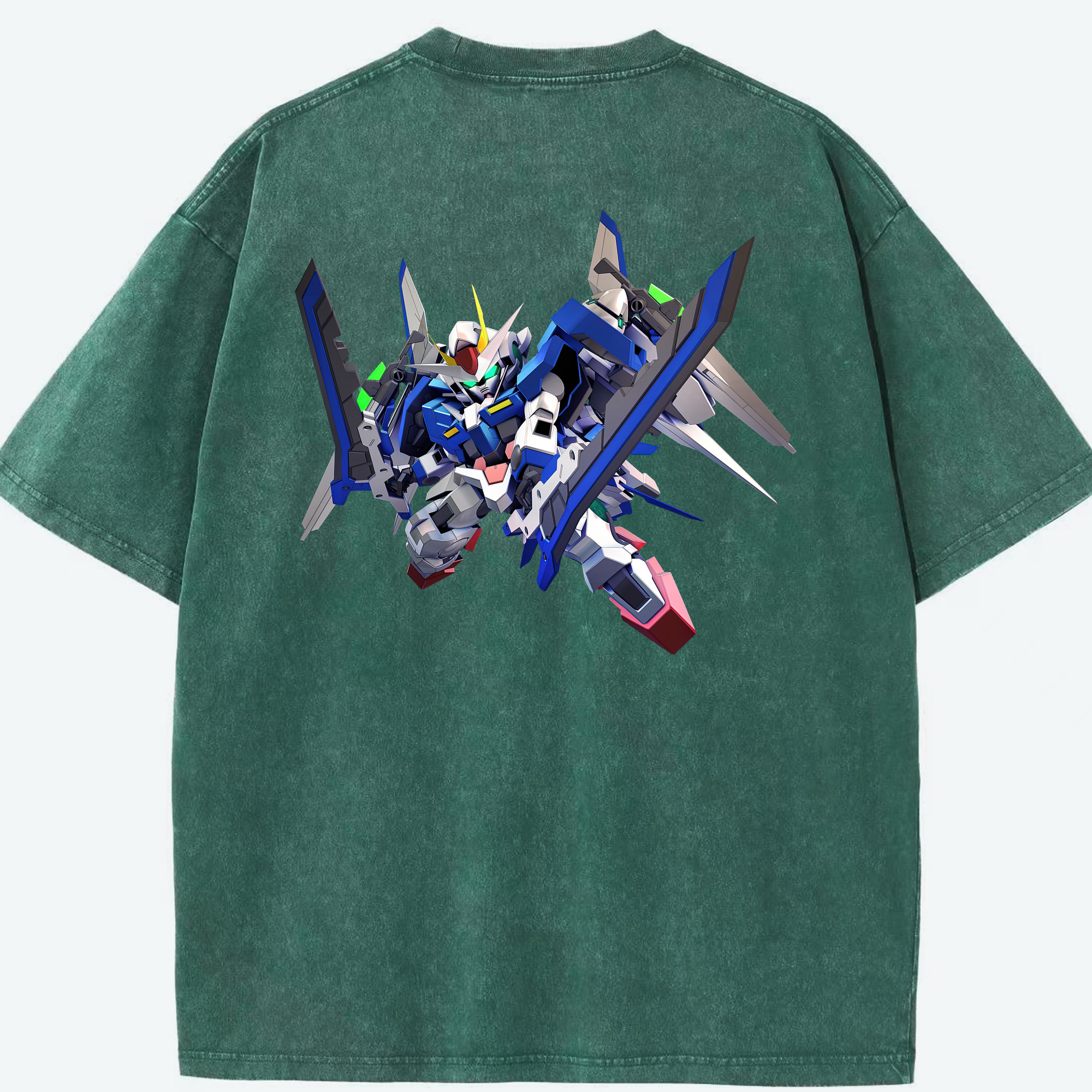 （画像用） 機動戦士ガンダム Mobile Suit Gundam 綿100% ヴィンテージ風 半袖Tシャツ（背面プリント）